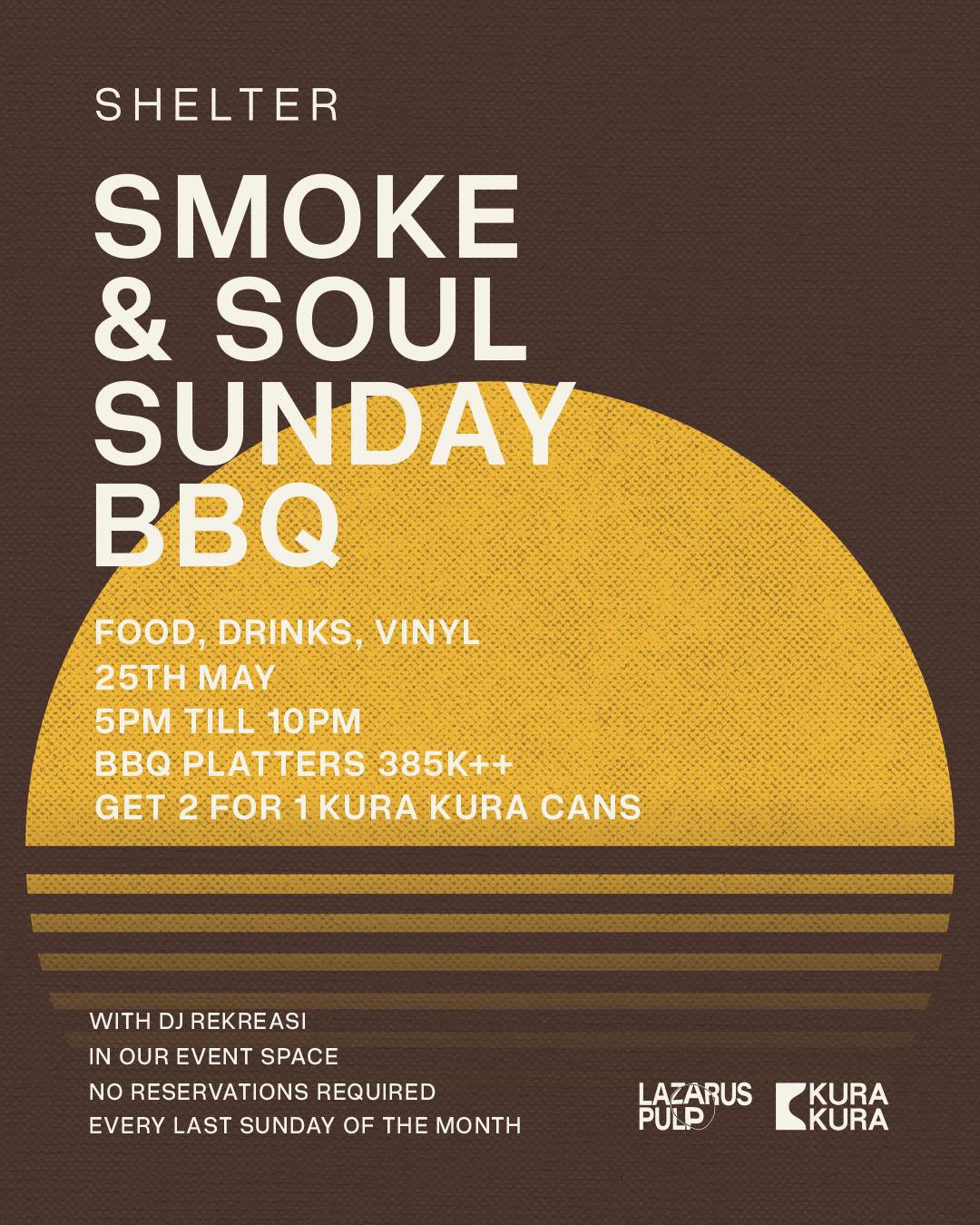 SHELTER SMOKE & SOUL SUNDAY BBQ at Shelter Pererenan