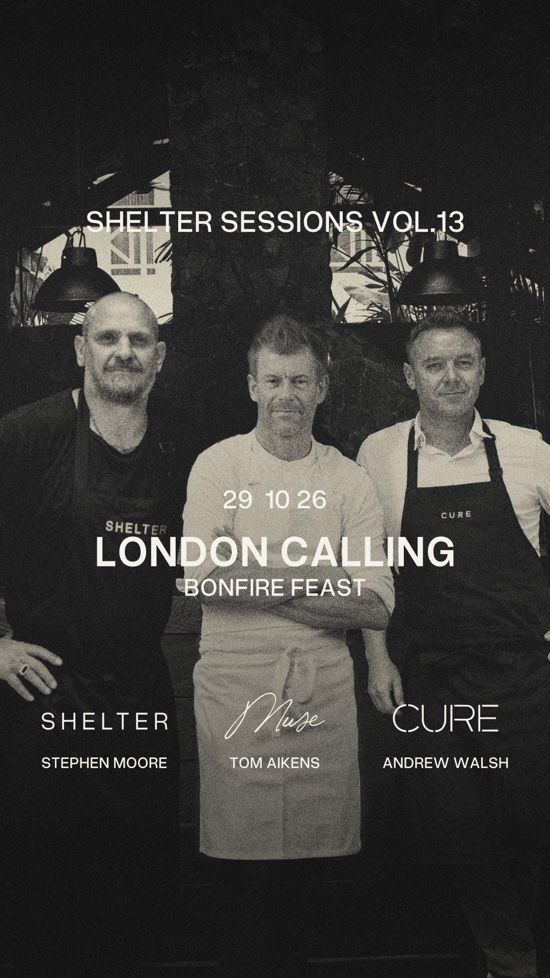 Shelter Sessions Vol. 13: London Calling, Bonfire Feast at SHELTER PERERENAN Shelter Sessions Vol. 13: London Calling, Bonfire Feast at SHELTER PERERENAN