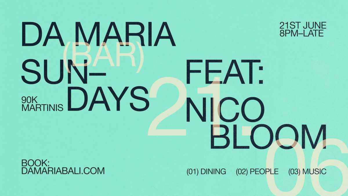 Da Maria Sundays at DA MARIA Da Maria Sundays at DA MARIA