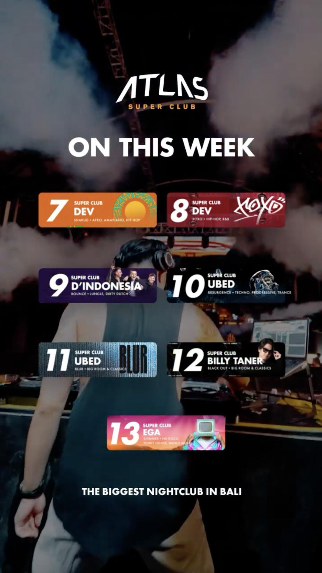 This Week at Atlas Super Club