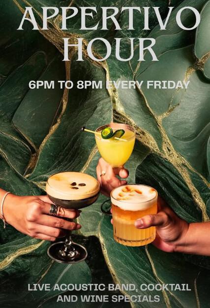 Appertivo Hour at Jade By Todd English
