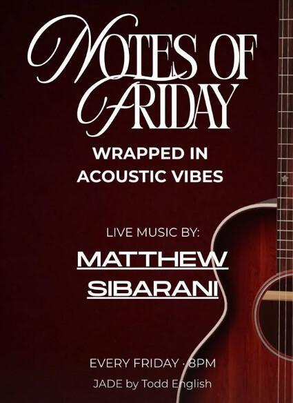 Notes of Friday at Jade By Todd English