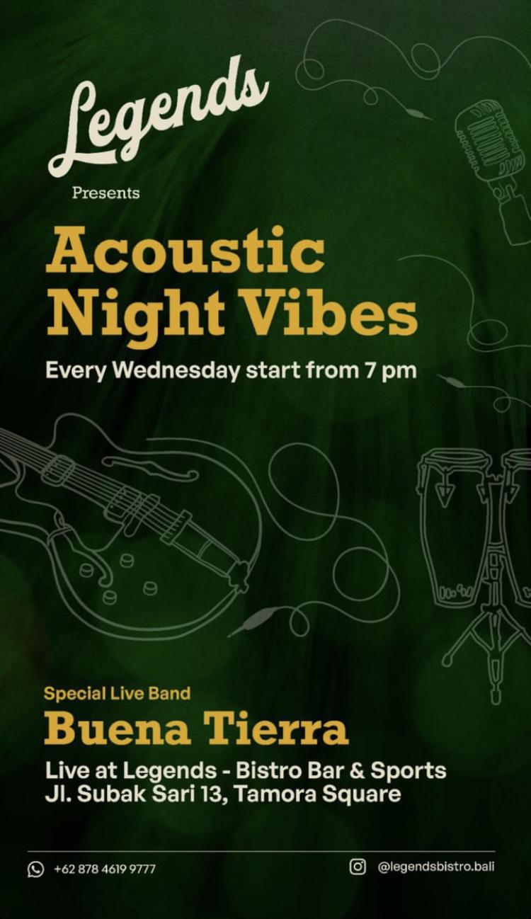 Acoustic Night Vibes at Legends Bistro Bali