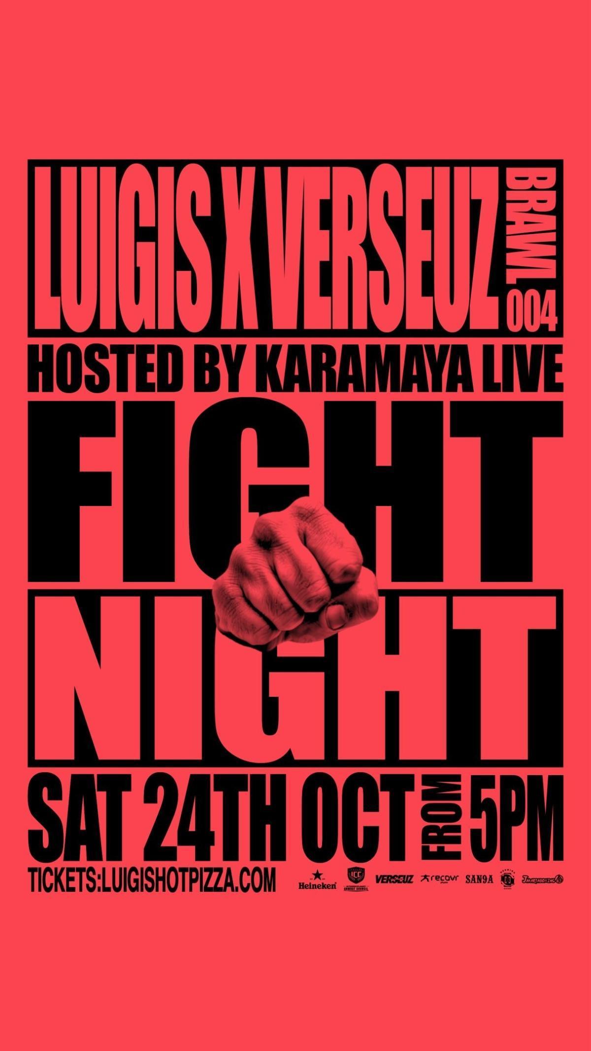 Fight Night at Luigi's Hot Pizza Bali