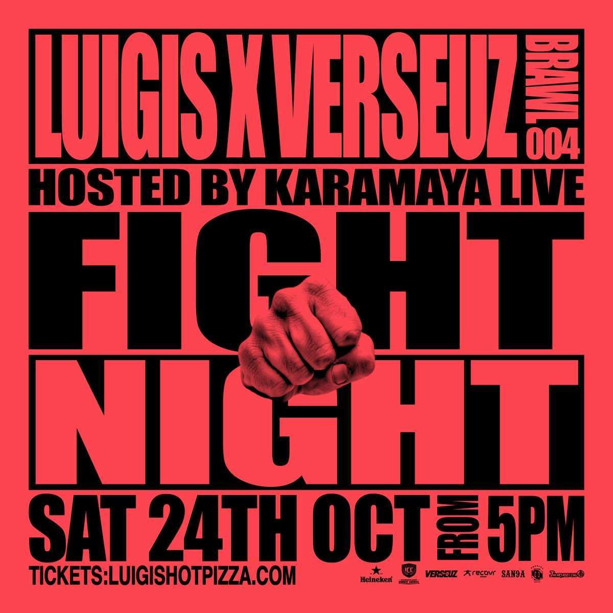Fight Night at Luigi's Hot Pizza Bali