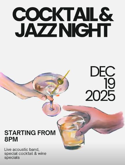 Cocktail and Jazz Night at Jade By SEE Events Bali