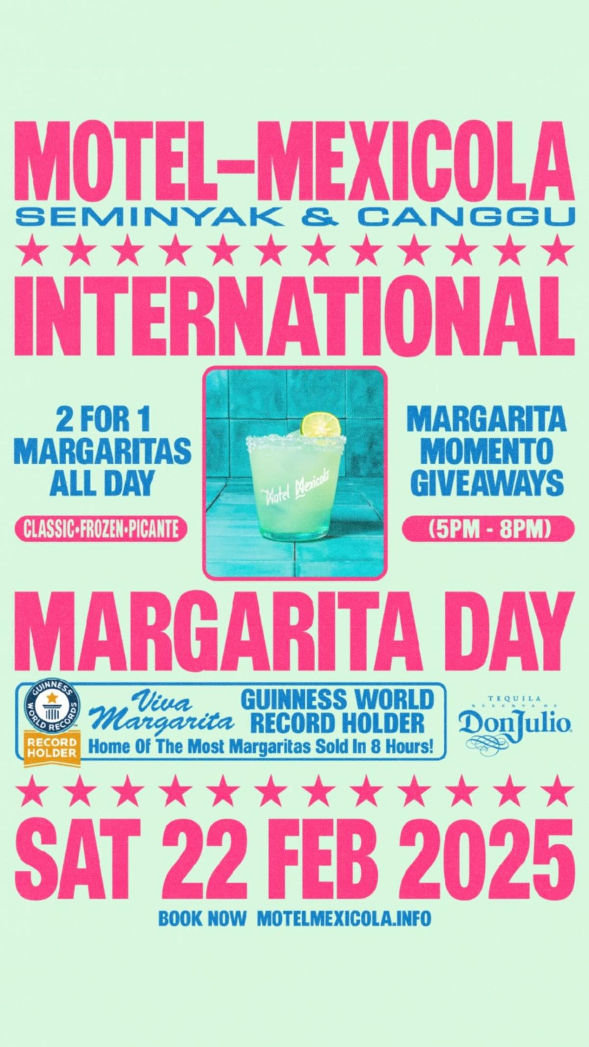 International Margarita Day At Motel Mexicola Seminyak 