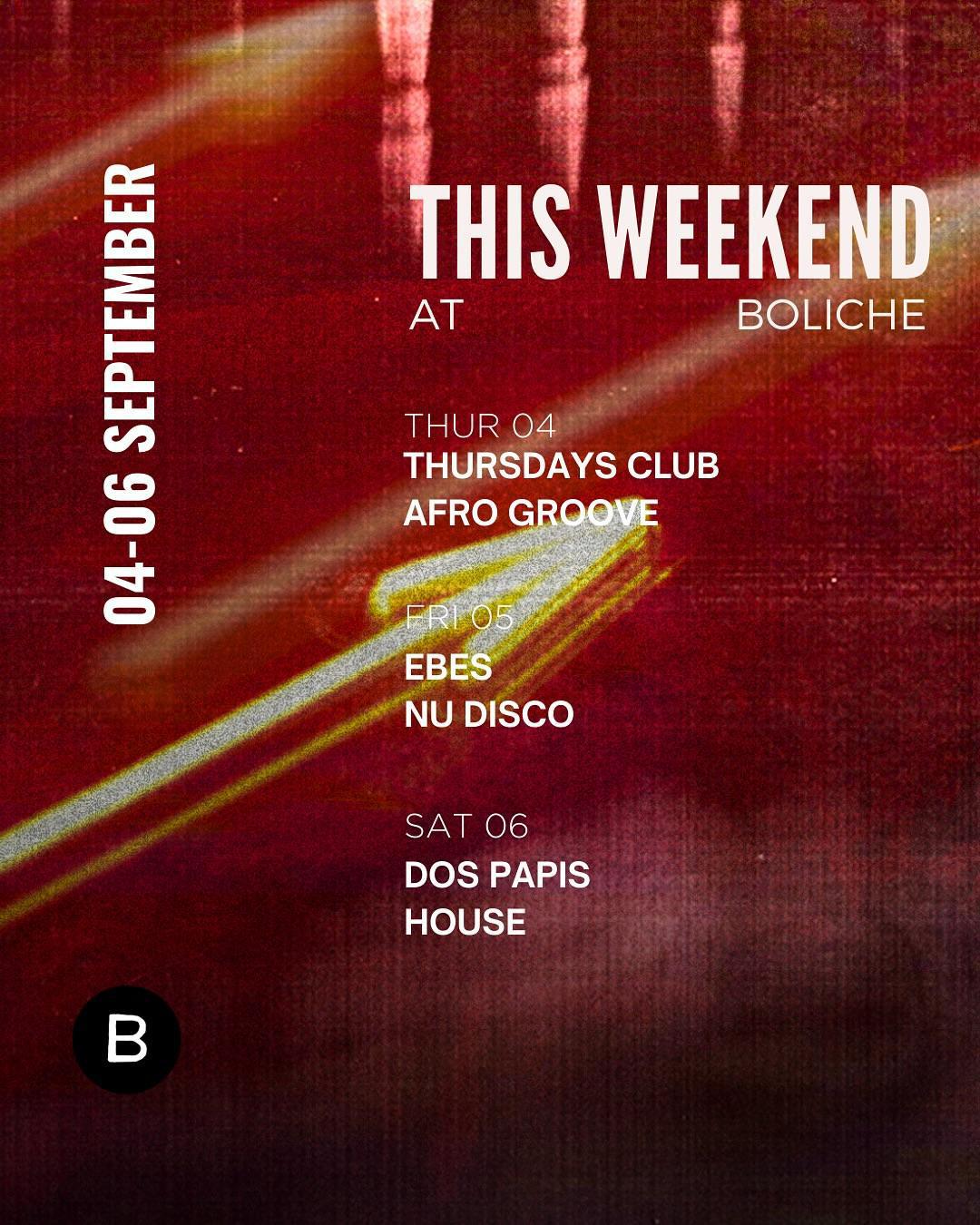 This Weekend at Boliche Bali