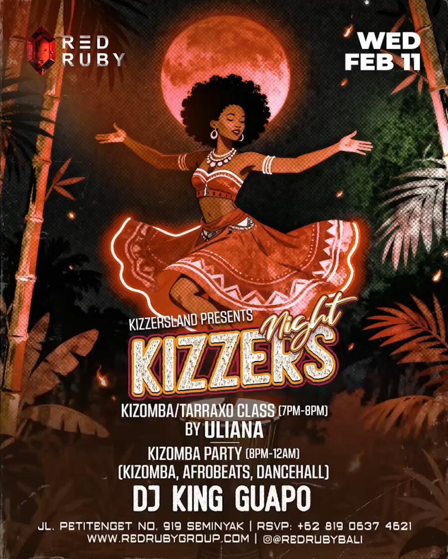 Kizzers Night at Red Ruby