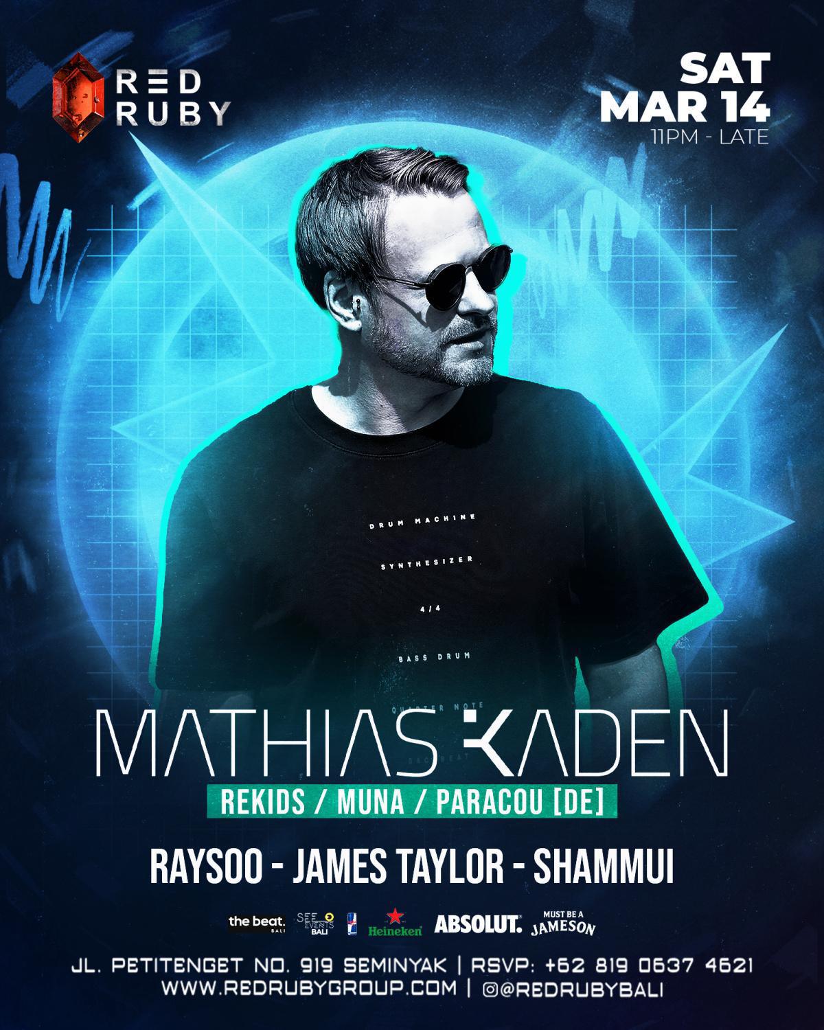 Mathias Kaden at Red Ruby Mathias Kaden at Red Ruby