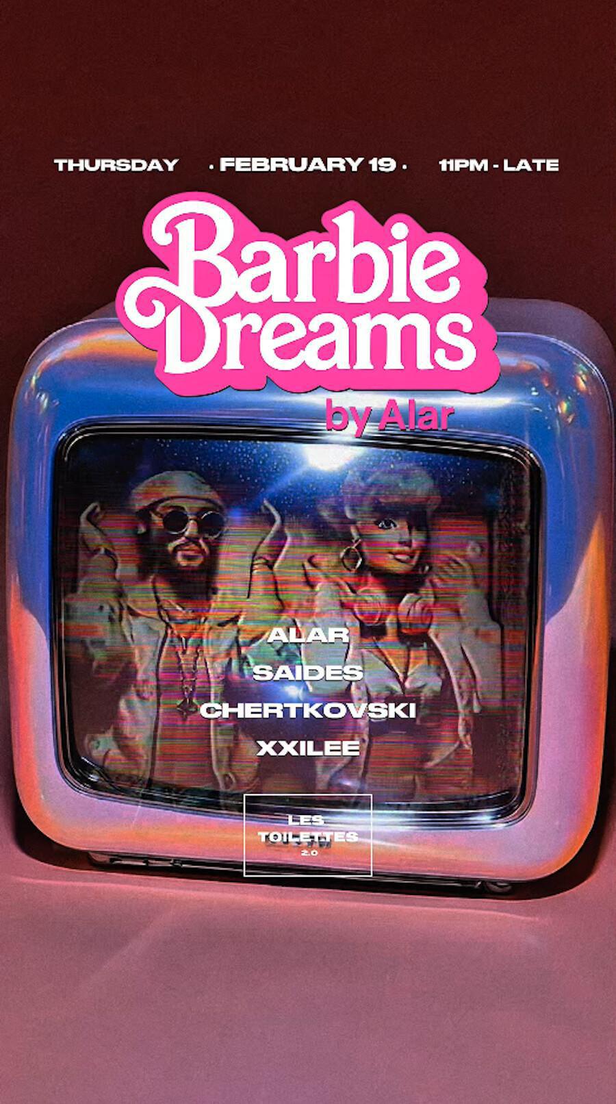Barbie Dreams at Les Toilettes