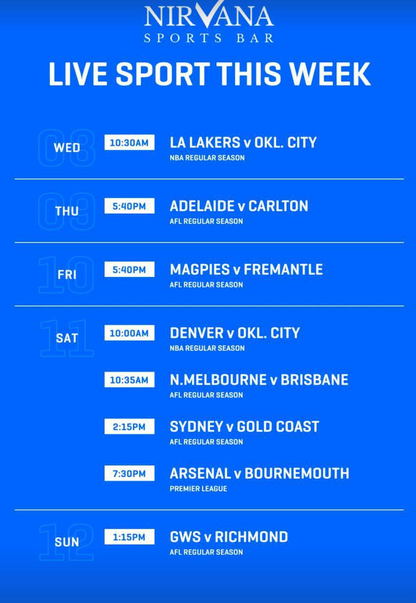 This week at Nirvana Bali