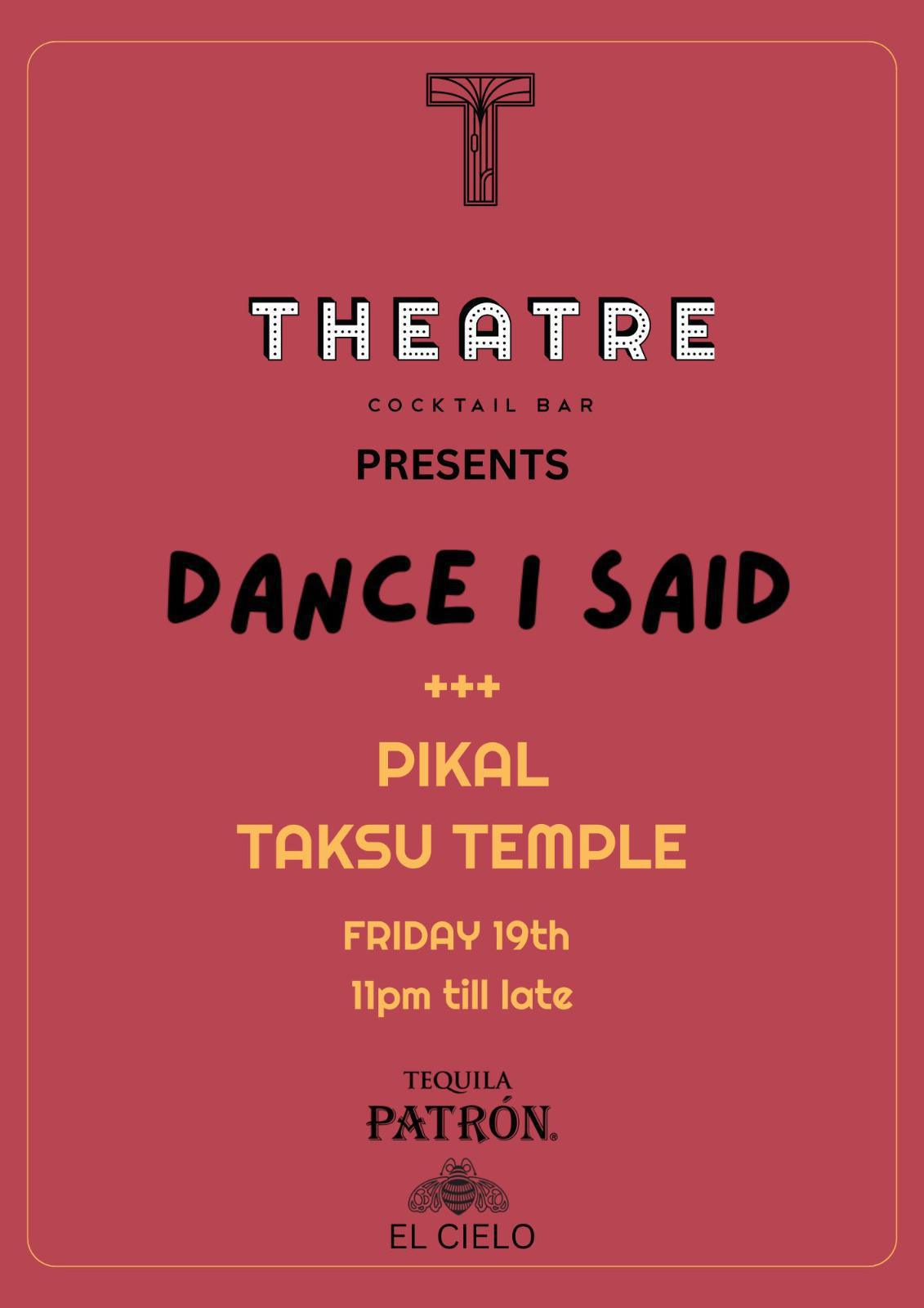 Friday at Theatre Bali