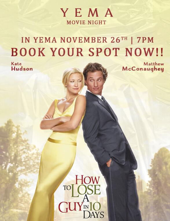 Cinema Night at Yema Kitchen