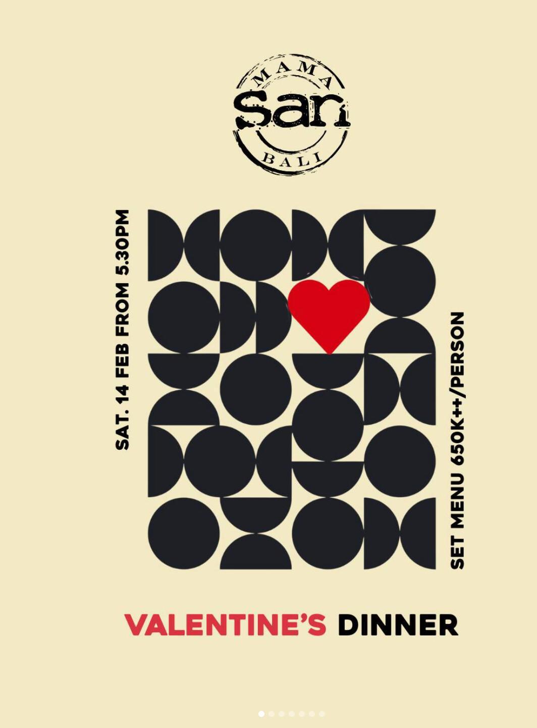 Valentine's Diner at Mama San Bali