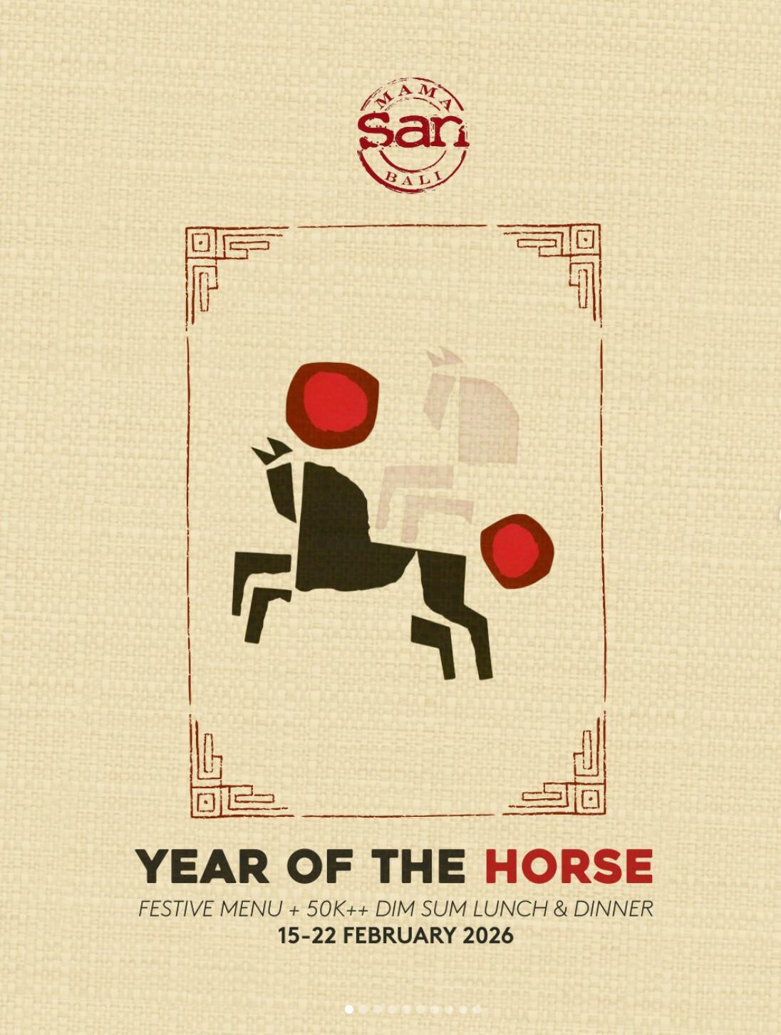 Year of the Horse at Mama San Bali