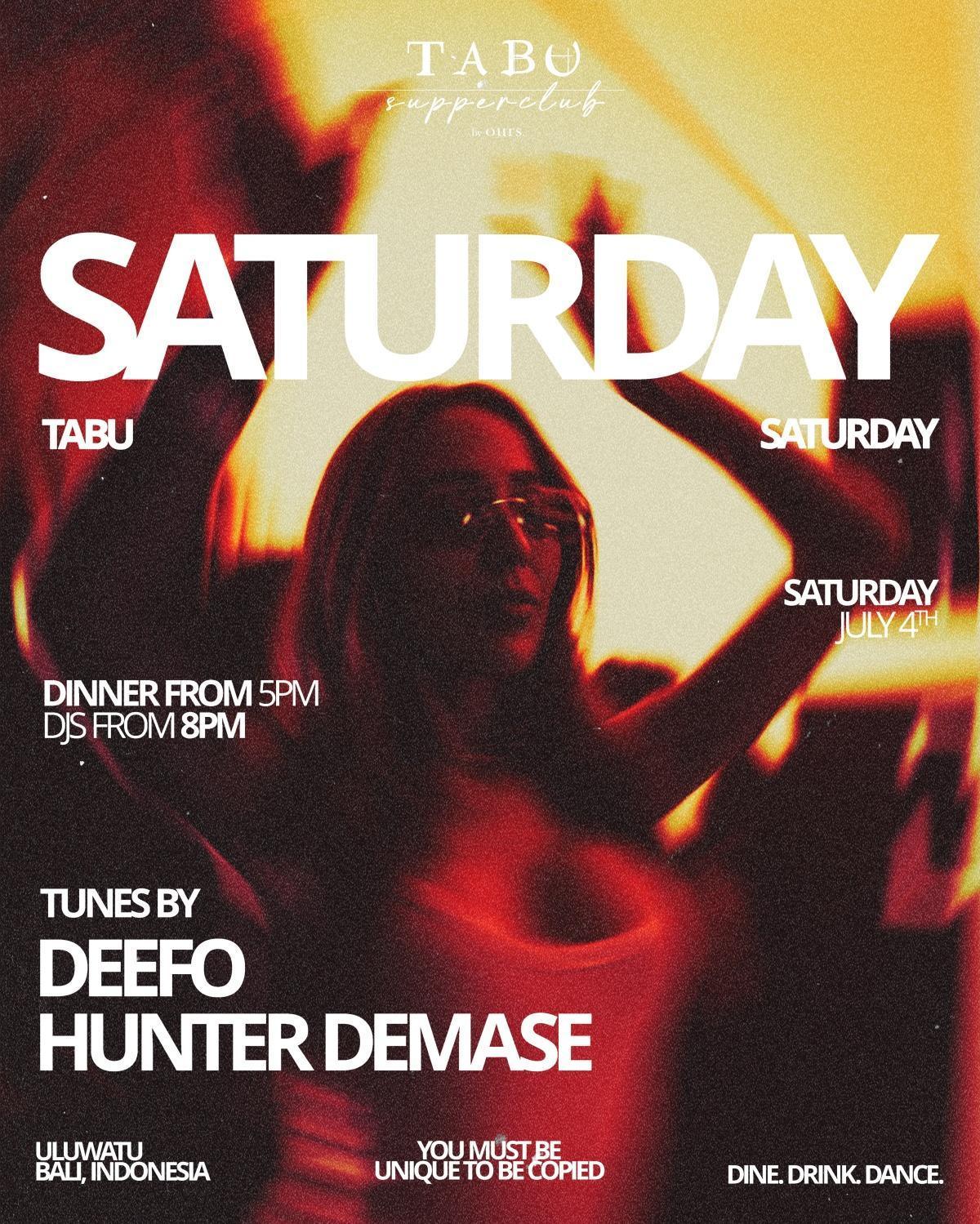 Saturday at Tabu