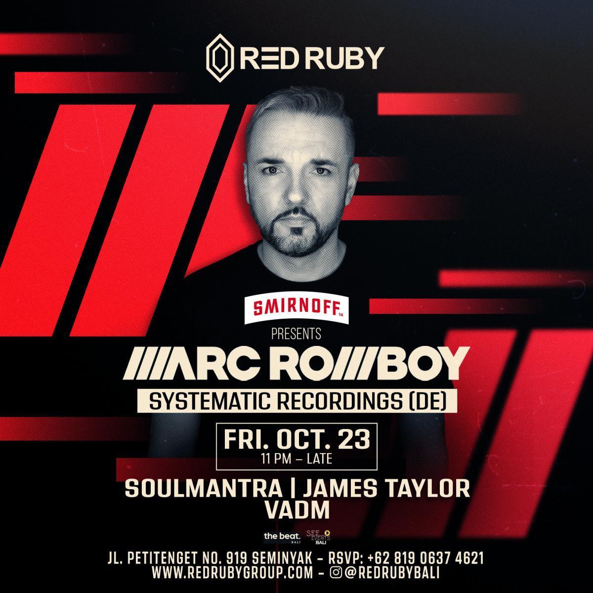 MARC ROMBOY at Red Ruby