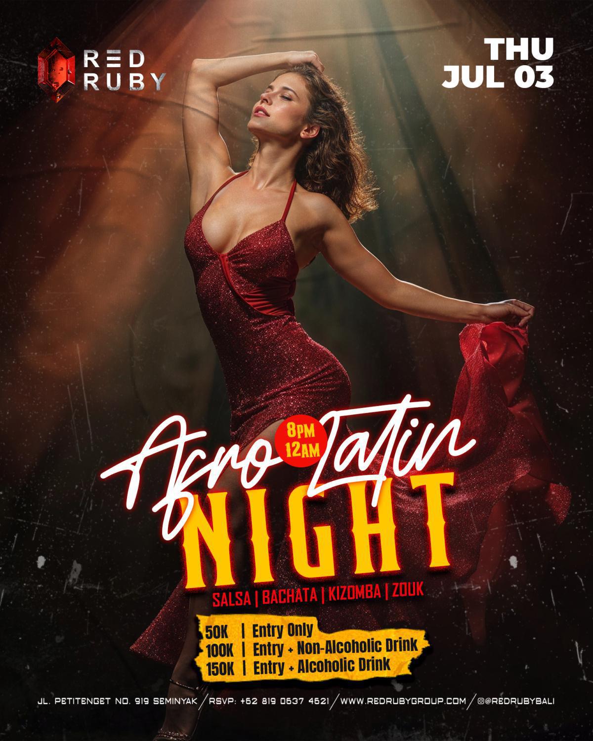 Thursday Latin Night At Red Ruby