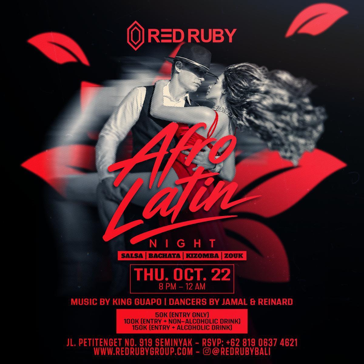 Thursday Latin Night at Red Ruby Thursday Latin Night at Red Ruby