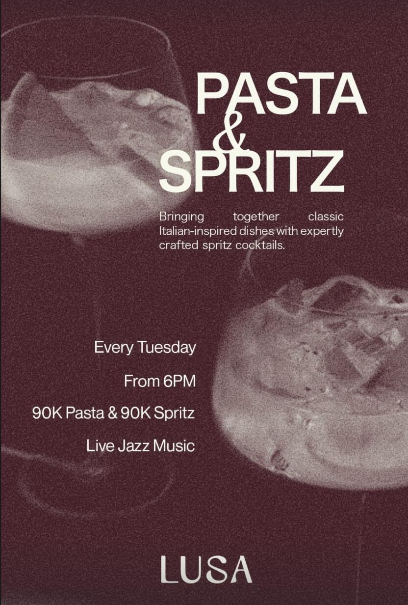 Pasta & Jazz Night at Lusa By Suka