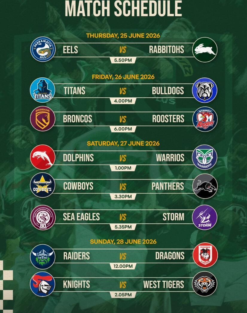 Match schedule at Legends Bistro Bali