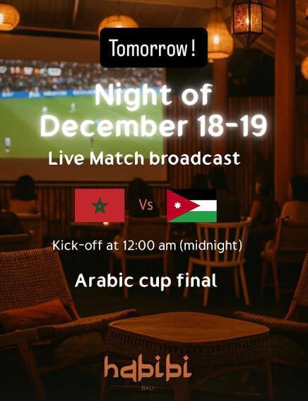 Arabic Cup Final at Habibi Bali