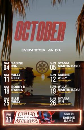 October at White Rock Beach Club