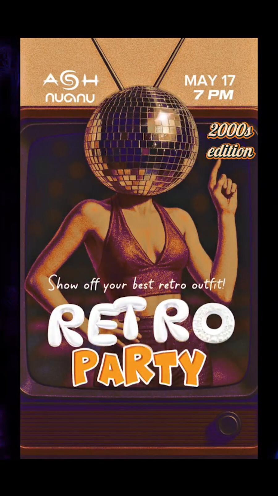 Retro Party at Ash Nuanu 