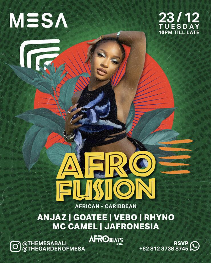 Afro Fusion at The Mesa Club Afro Fusion at The Mesa Club