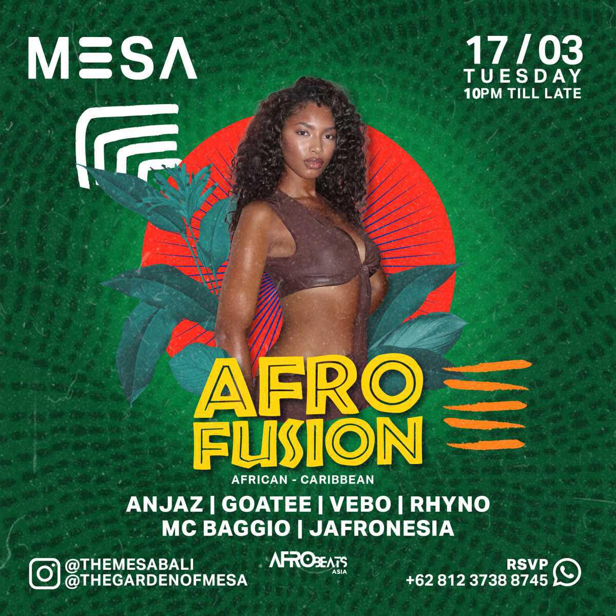 Afro Fusion at The Mesa Club Afro Fusion at The Mesa Club