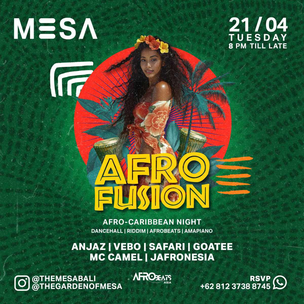 Afro Fusion at The Mesa Club
