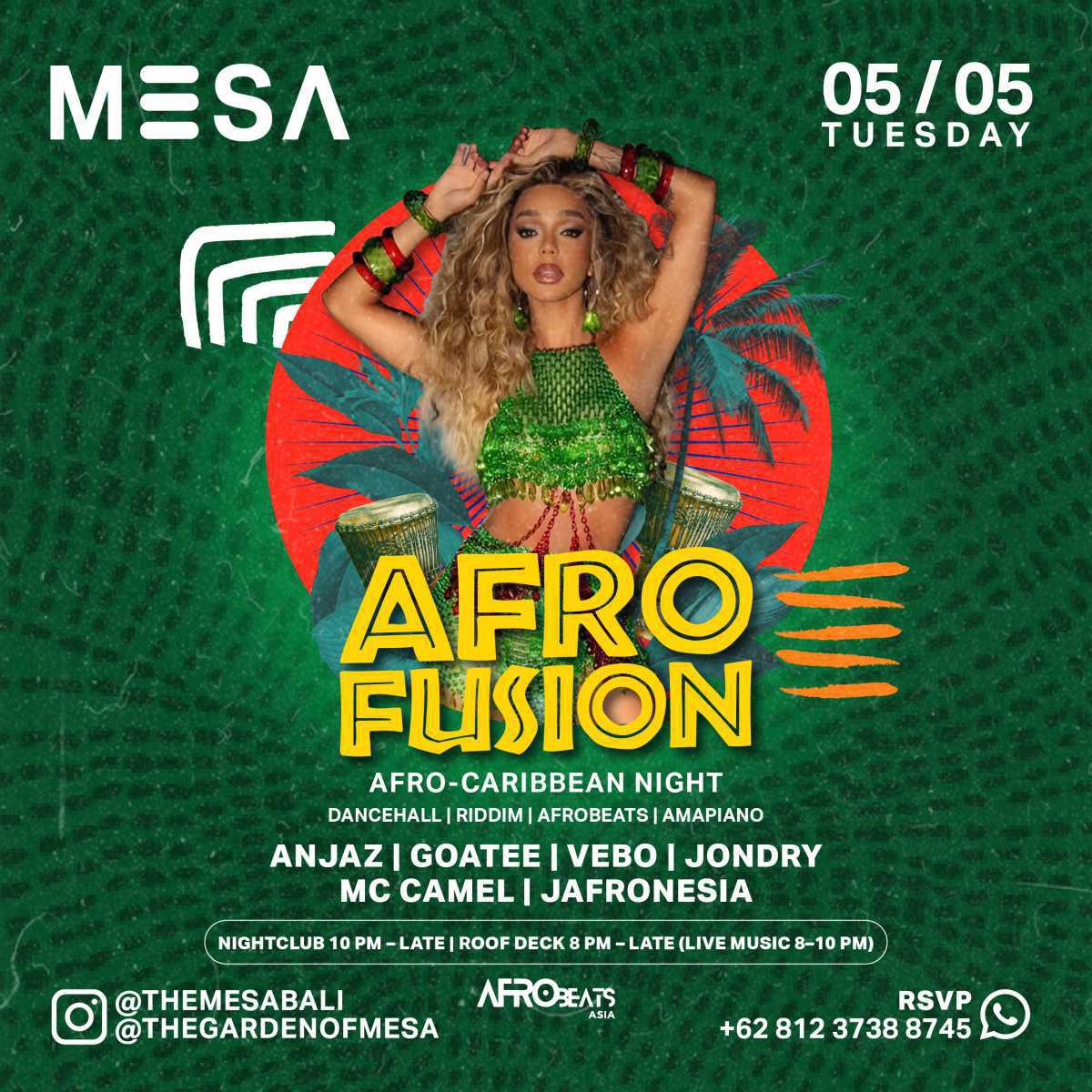 Afro Fusion at The Mesa Club Afro Fusion at The Mesa Club