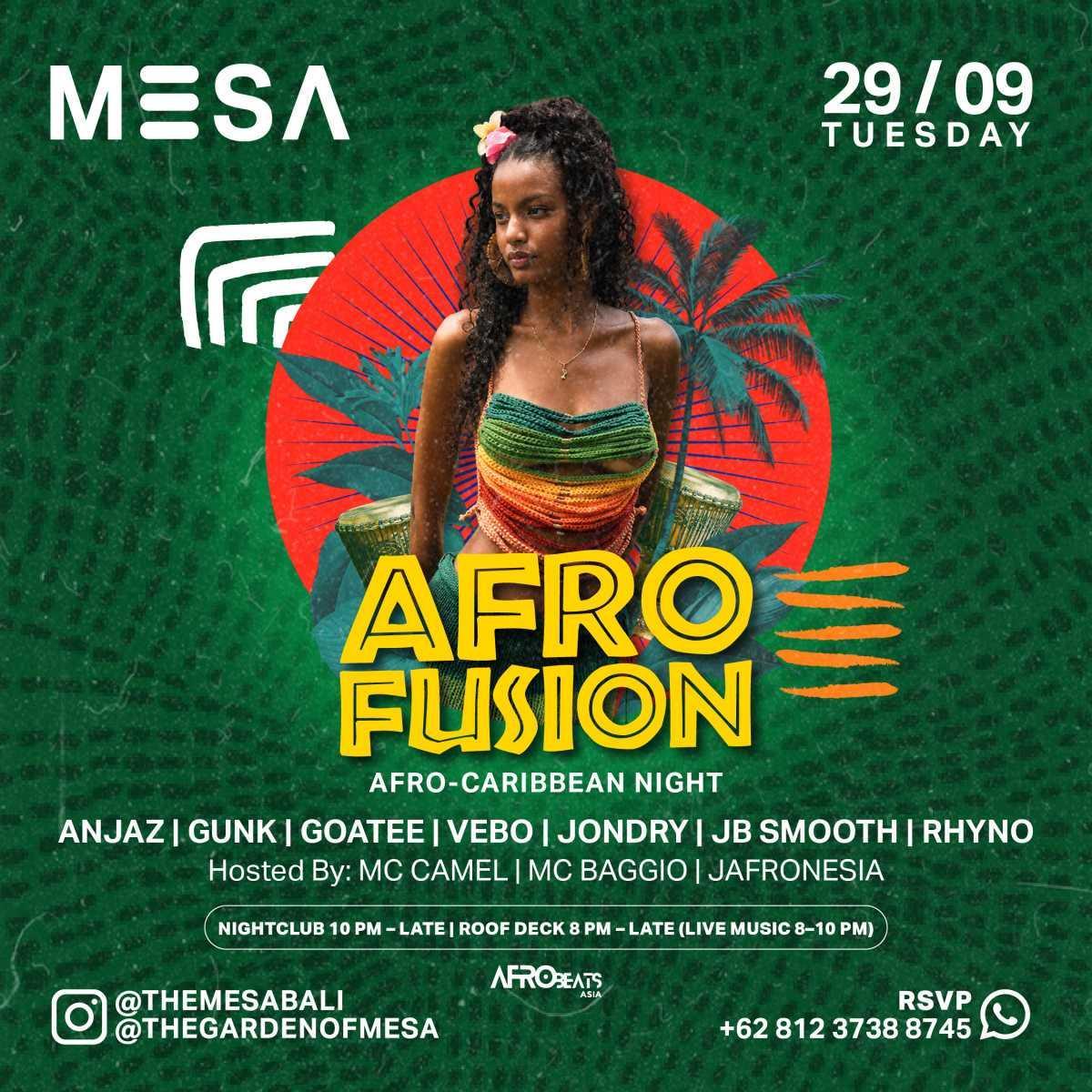 Afro Fusion at The Mesa Club