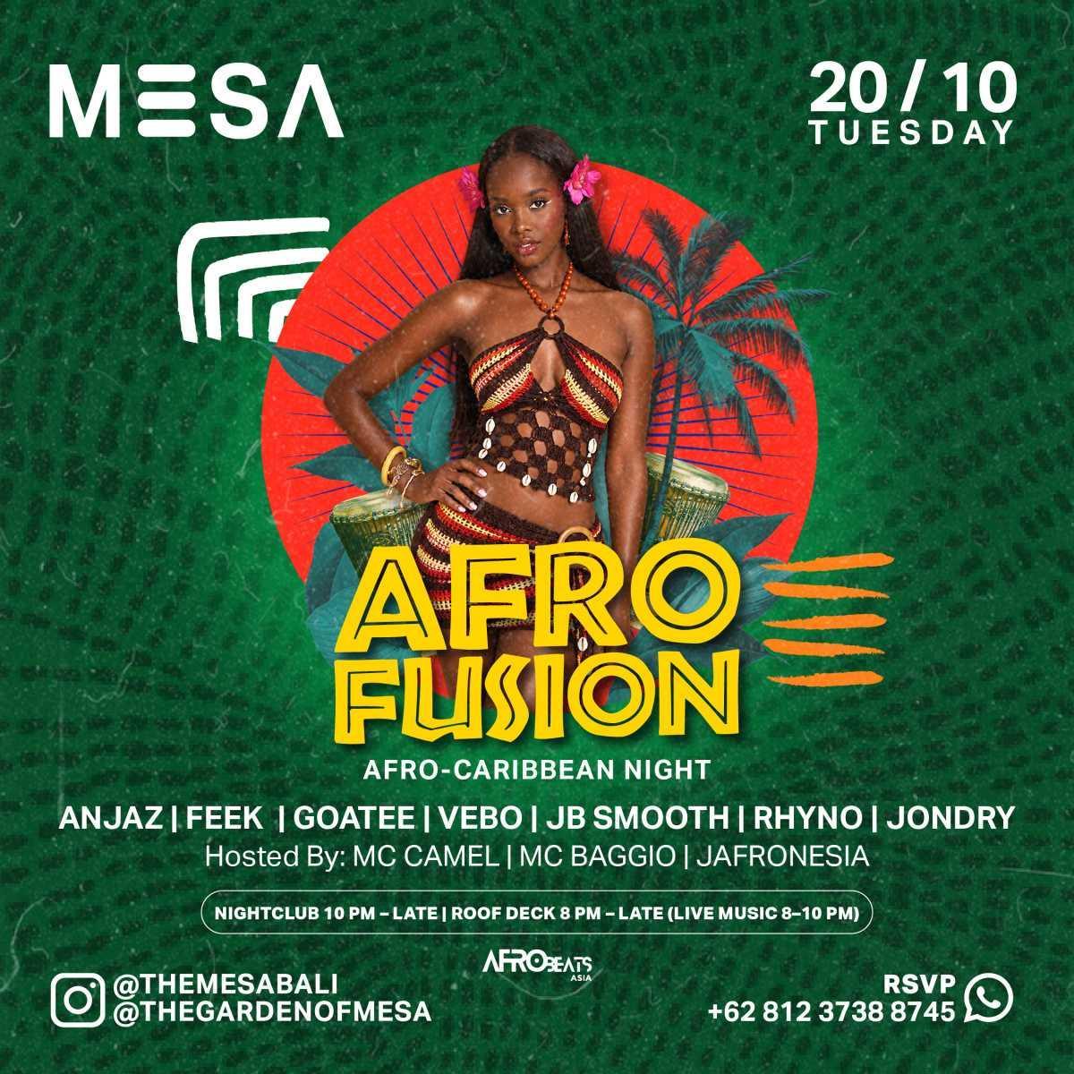 Afro Fusion at The Mesa Club