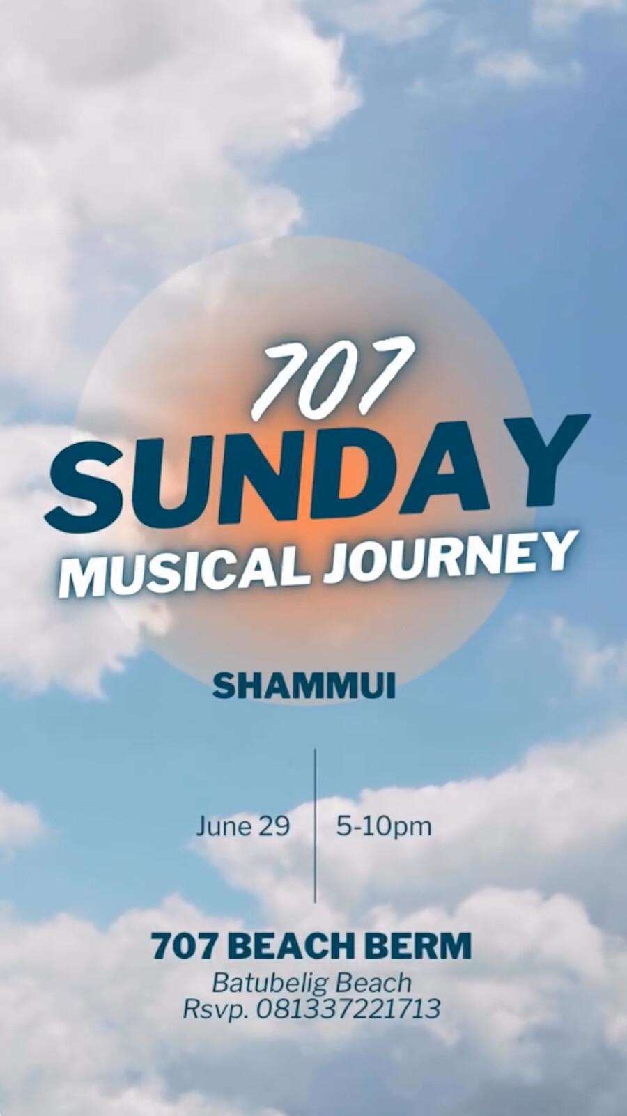707 Sunday Musical Journey at 707 Beachberm Bali 