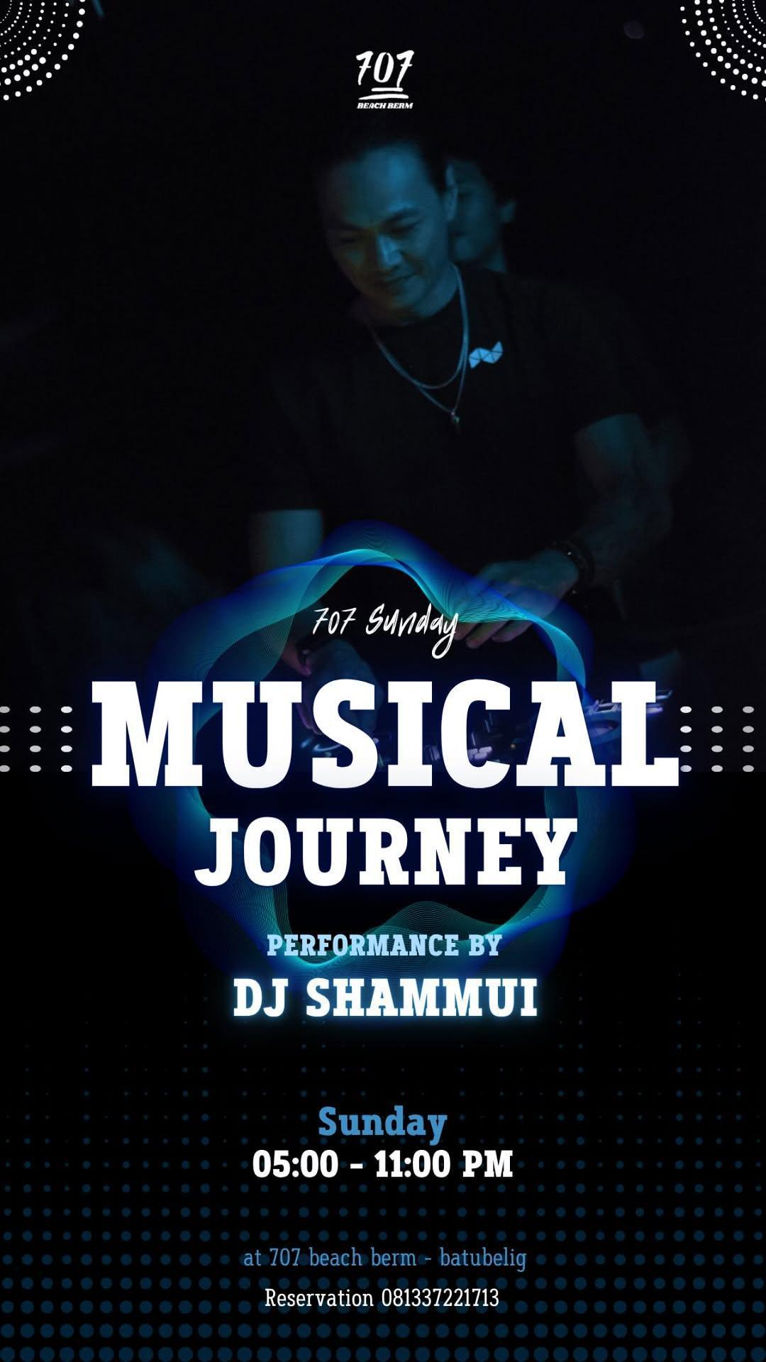 Sunday Musical Journey at 707 Beachberm Bali 