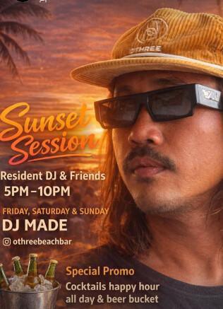 Sunset Session at OThree Beach Bar