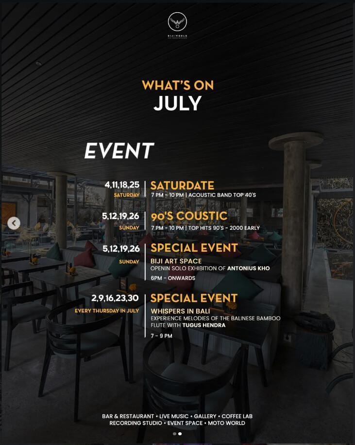 This Month at Biji World This Month at Biji World
