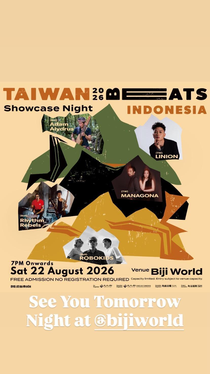 TAIWAN BEATS Showcase Night INDONESIA at Biji World TAIWAN BEATS Showcase Night INDONESIA at Biji World