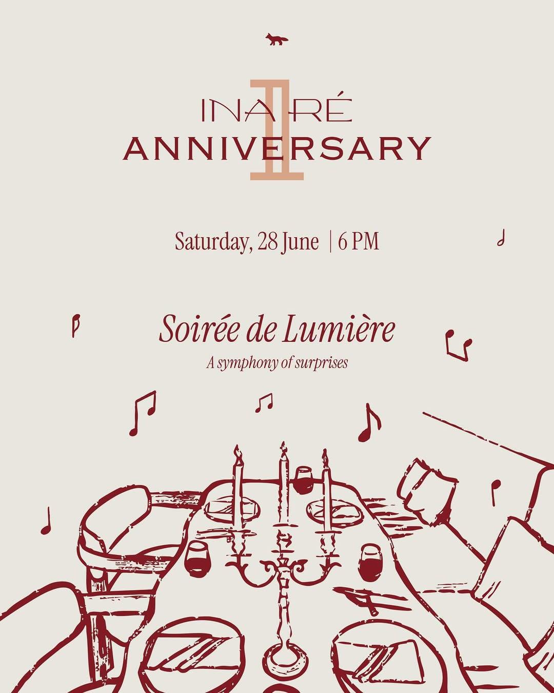 Soiree de Lumiere at Ina Re Desa Kitsune Bali