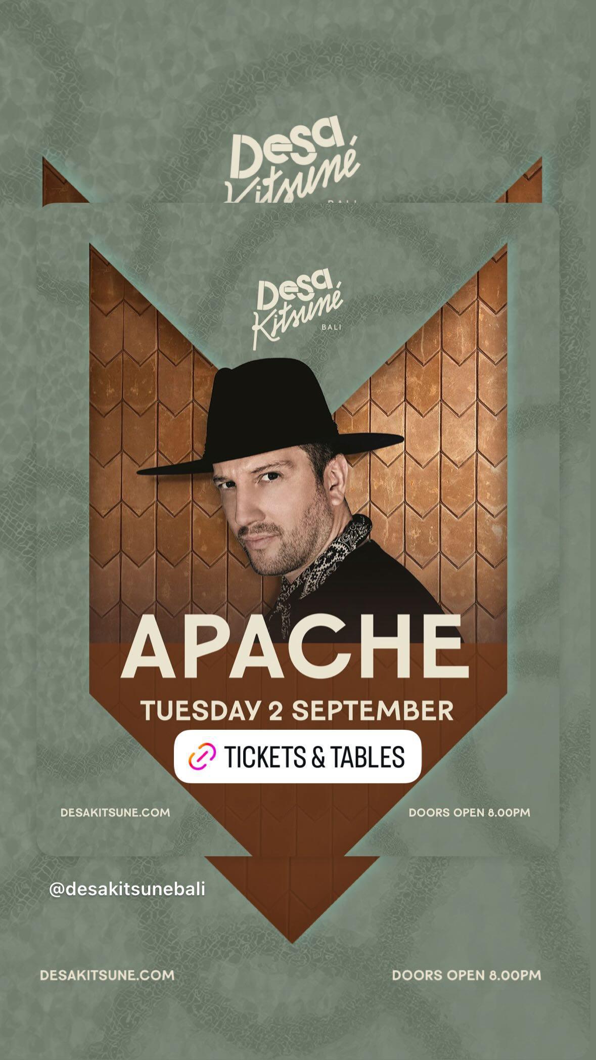 Apache at Desa Kitsune Bali
