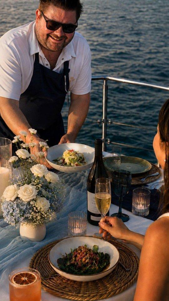 Spice on Deck - Sunset Cruise Dinner by Chef Blake at The Shivanna Cruises Spice on Deck - Sunset Cruise Dinner by Chef Blake at The Shivanna Cruises