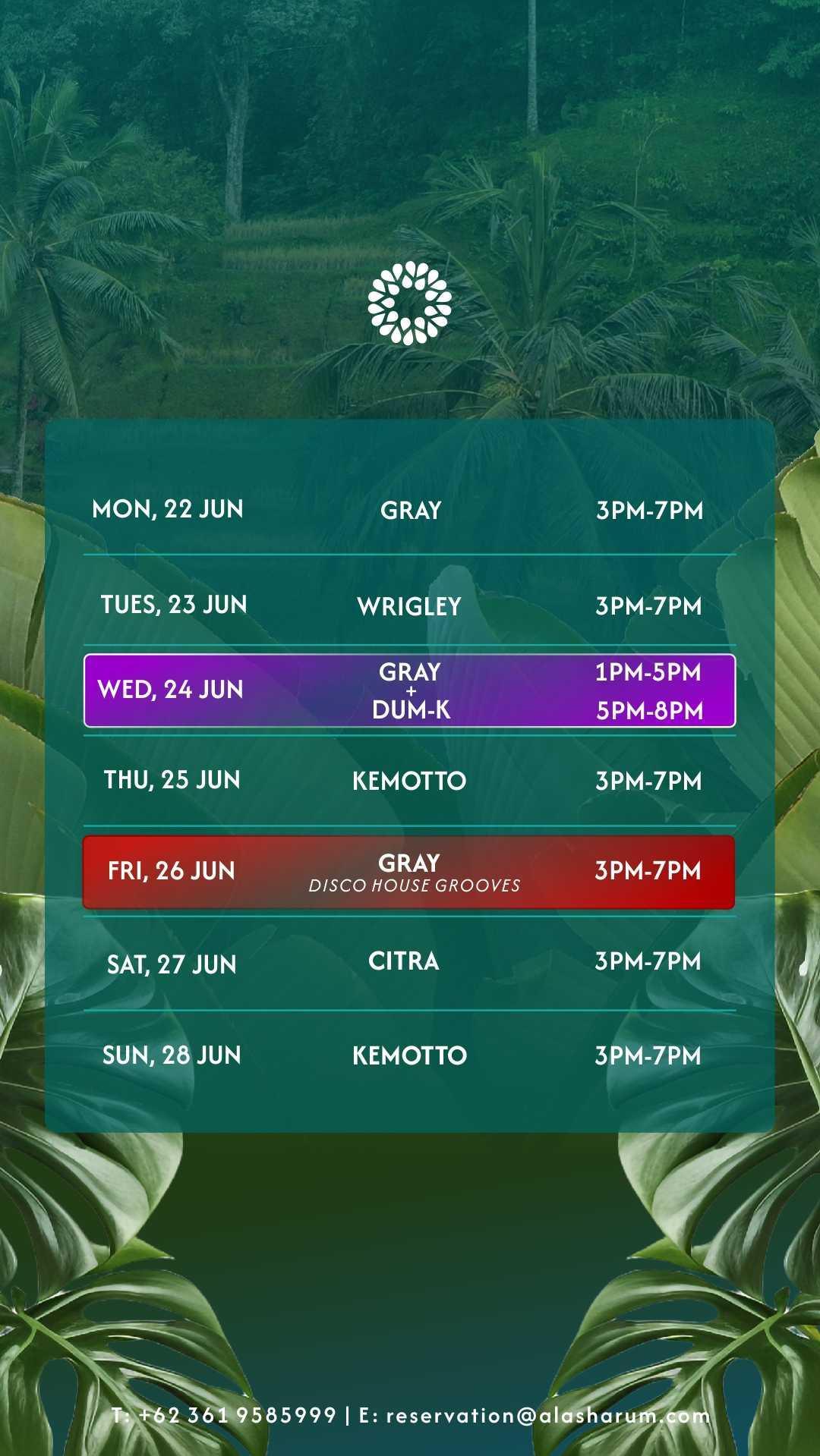 This Week at Cretya Ubud
