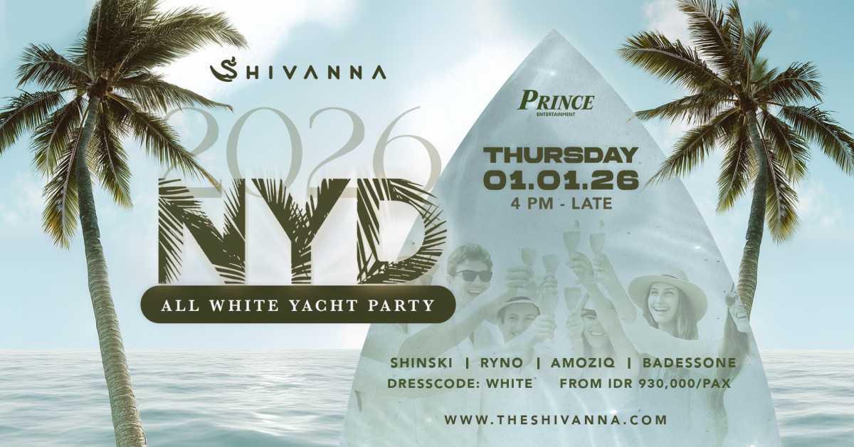 NYD All white Yacht Party on The Shivanna 