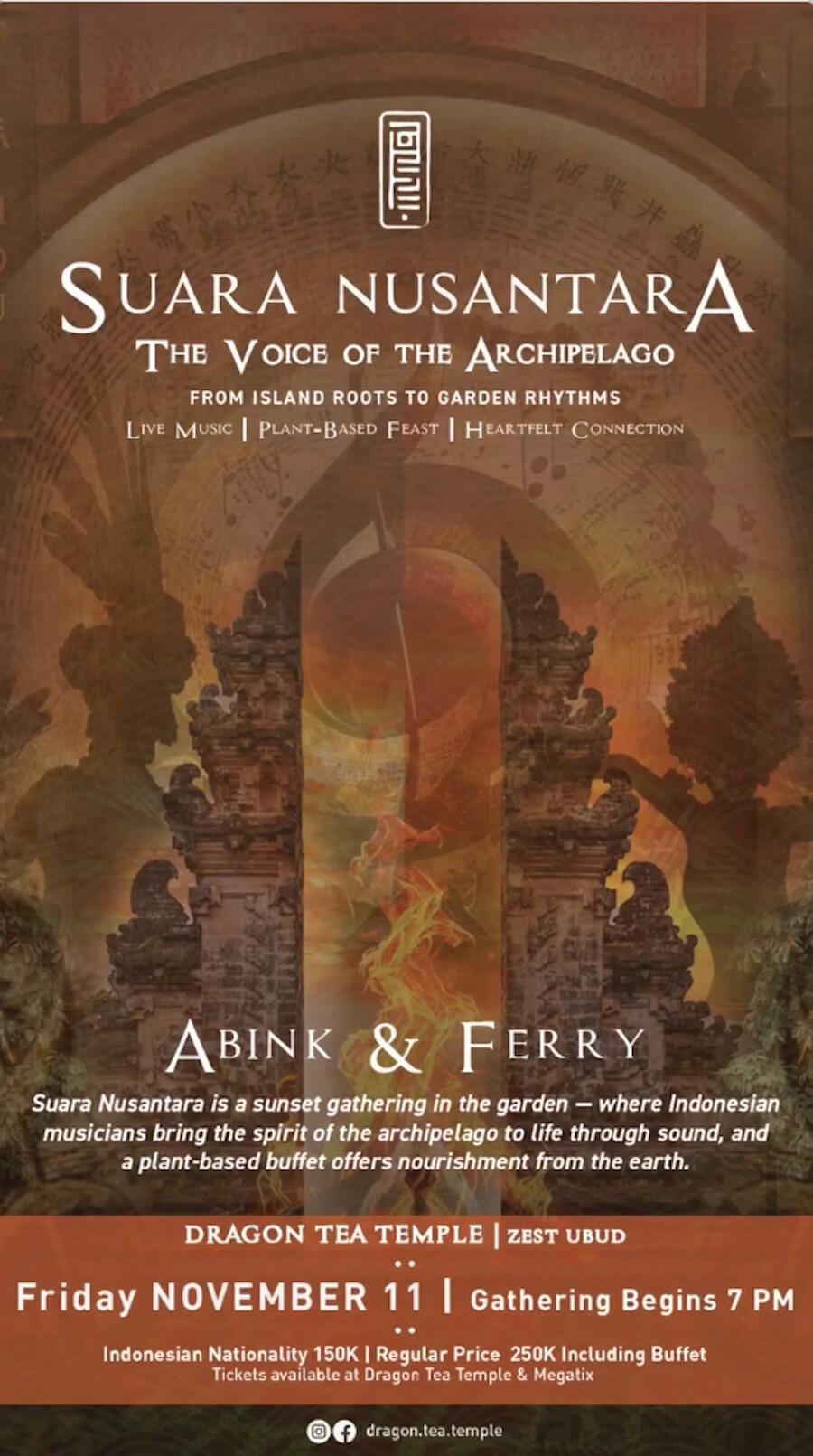 Suara Nusantara at Dragon Tea Temple