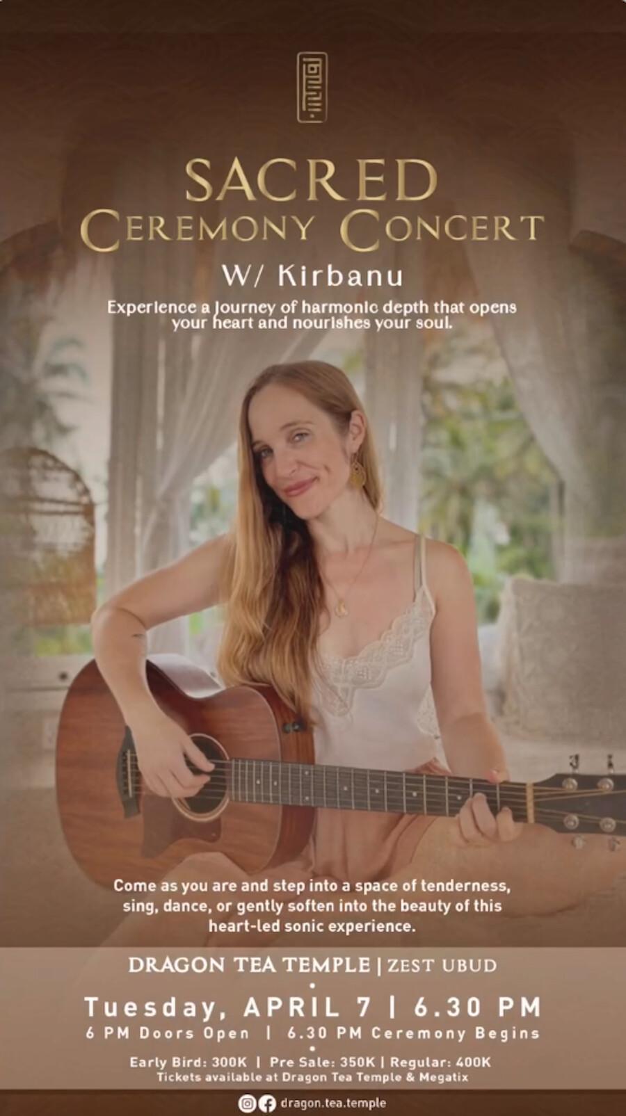 Sacred Ceremony Concert at Dragon Tea Temple