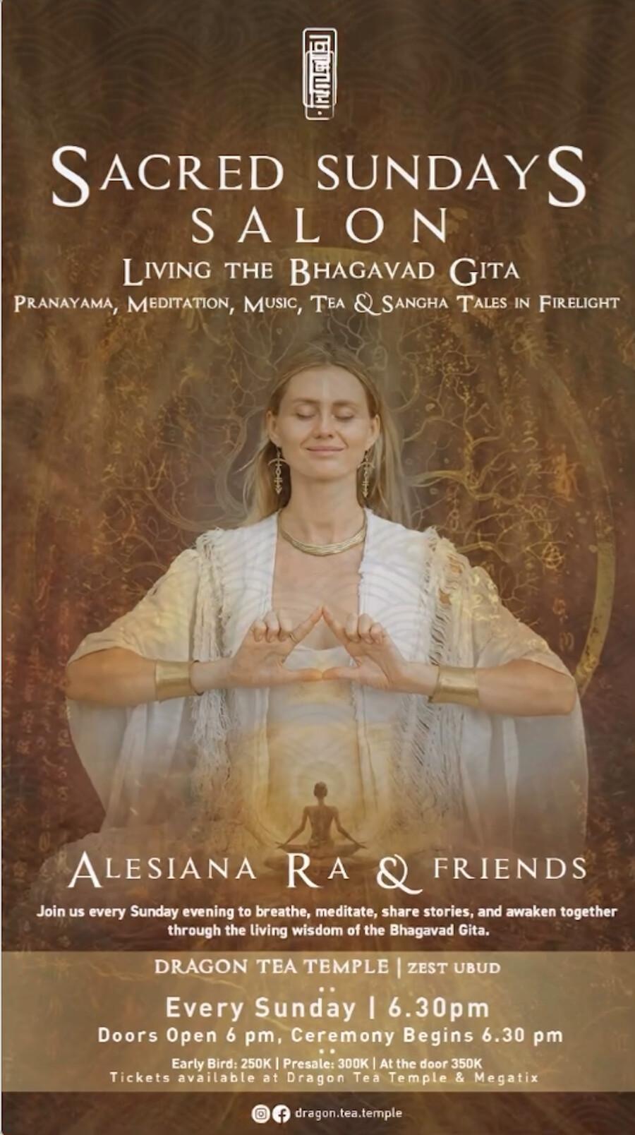 Sacred Sundays Salon at Dragon Tea Temple