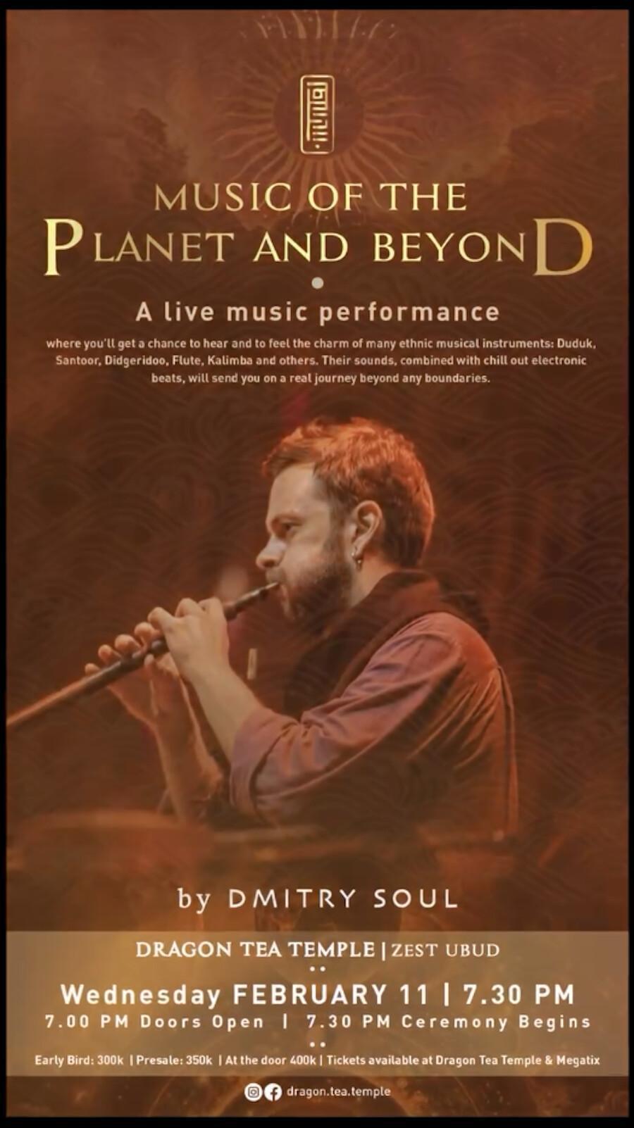 Music of the Planet and Beyond at Dragon Tea Temple