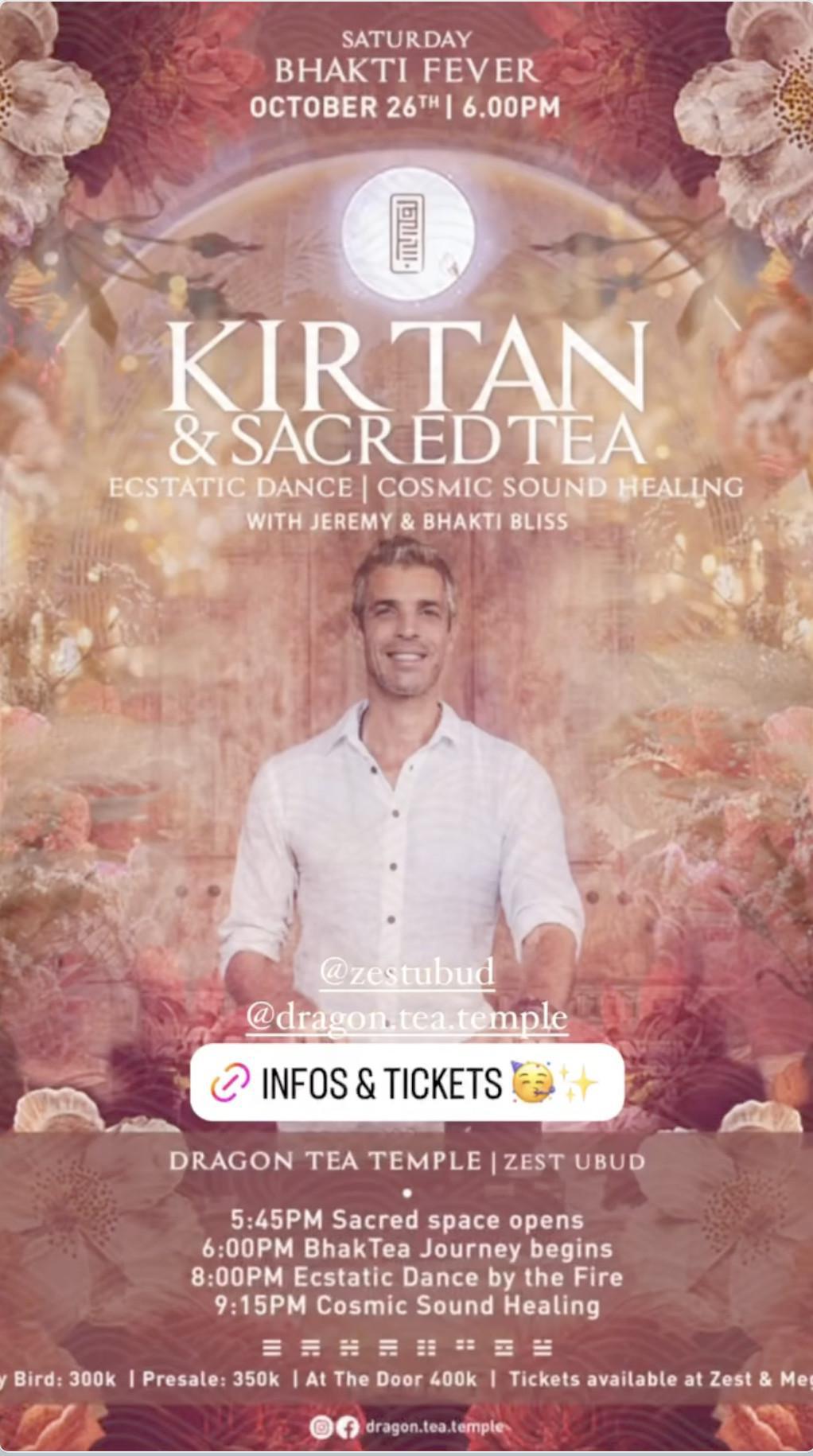 Kirtan & Sacred Tea at Dragon Tea Temple